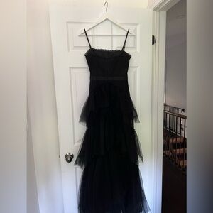 Betsy and Adam’s Tiered Corset-Style Dress